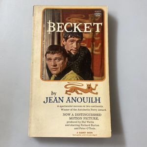5 for $30 BECKET by Jean Anouilh vintage 1964 Signet FIRST PRINTING paperback